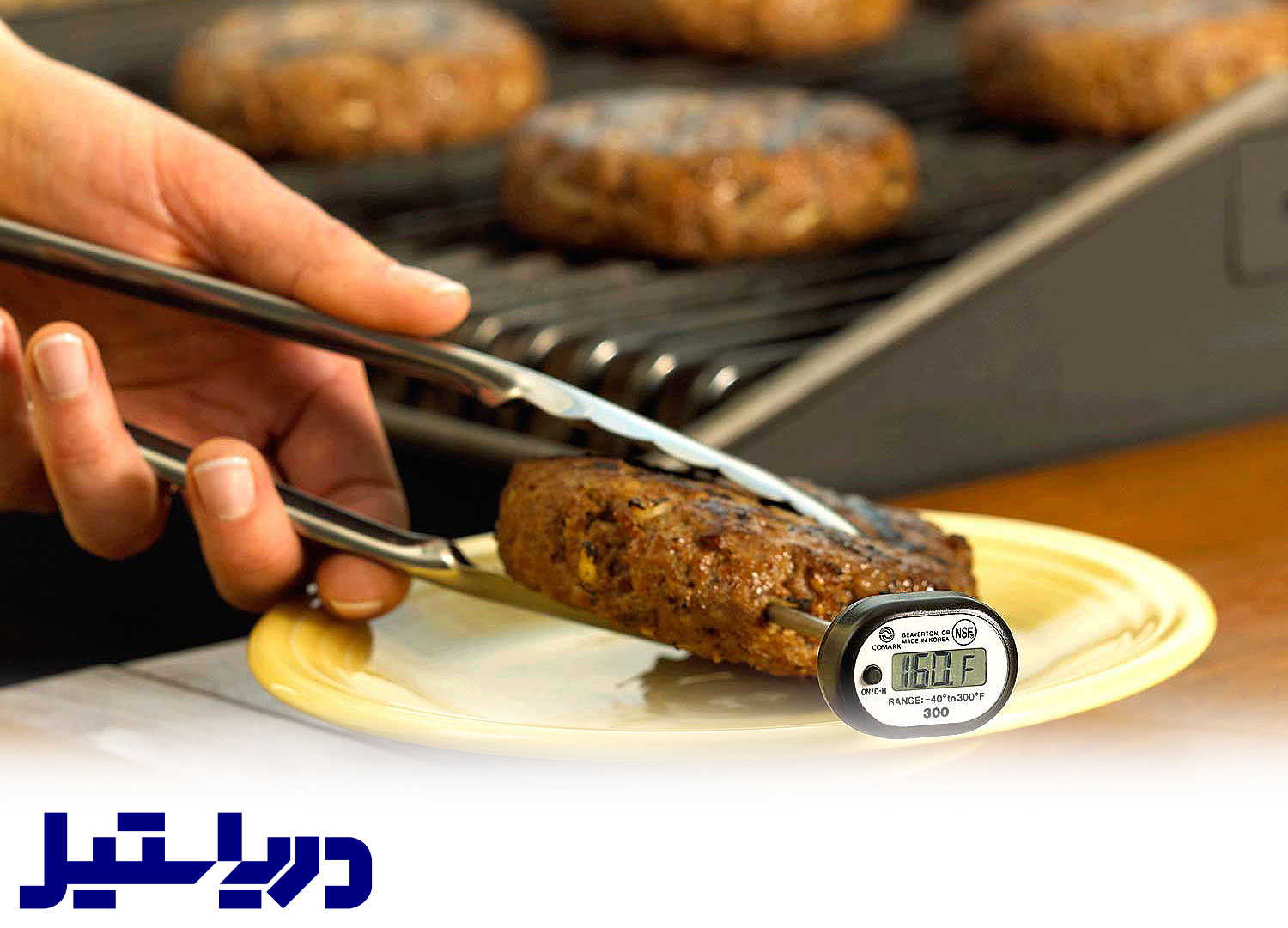 گریل برقی دریا استیل electric grill griddle darya steel